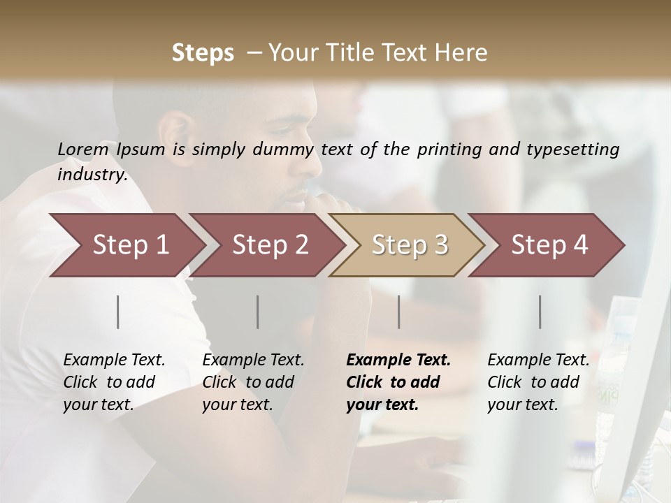 Student Class Lab PowerPoint Template