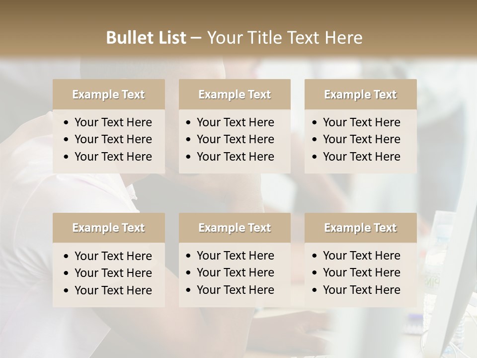 Student Class Lab PowerPoint Template