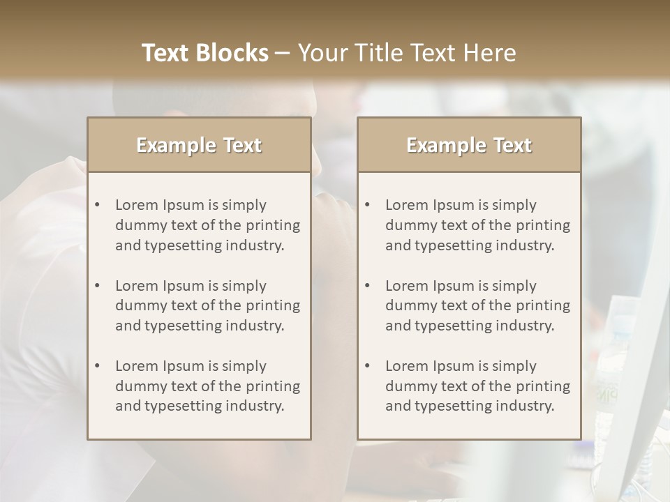 Student Class Lab PowerPoint Template