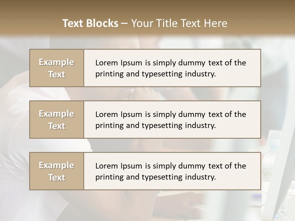 Student Class Lab PowerPoint Template