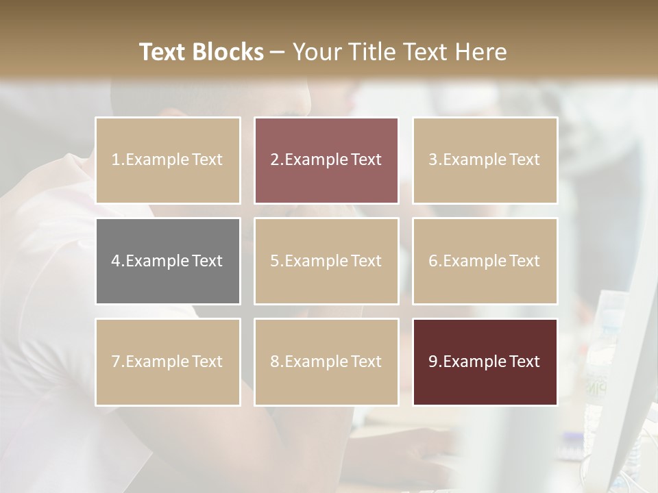 Student Class Lab PowerPoint Template