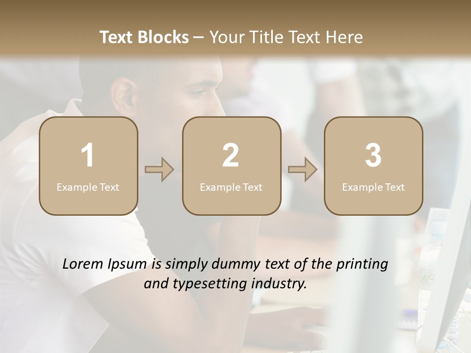 Student Class Lab PowerPoint Template