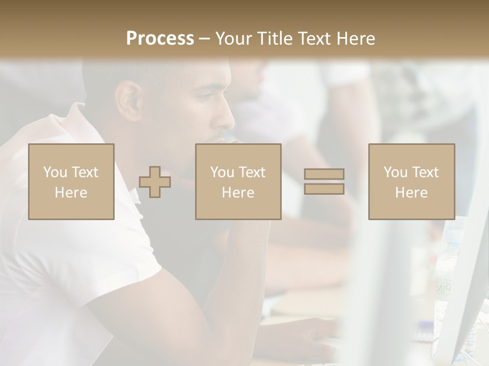 Student Class Lab PowerPoint Template