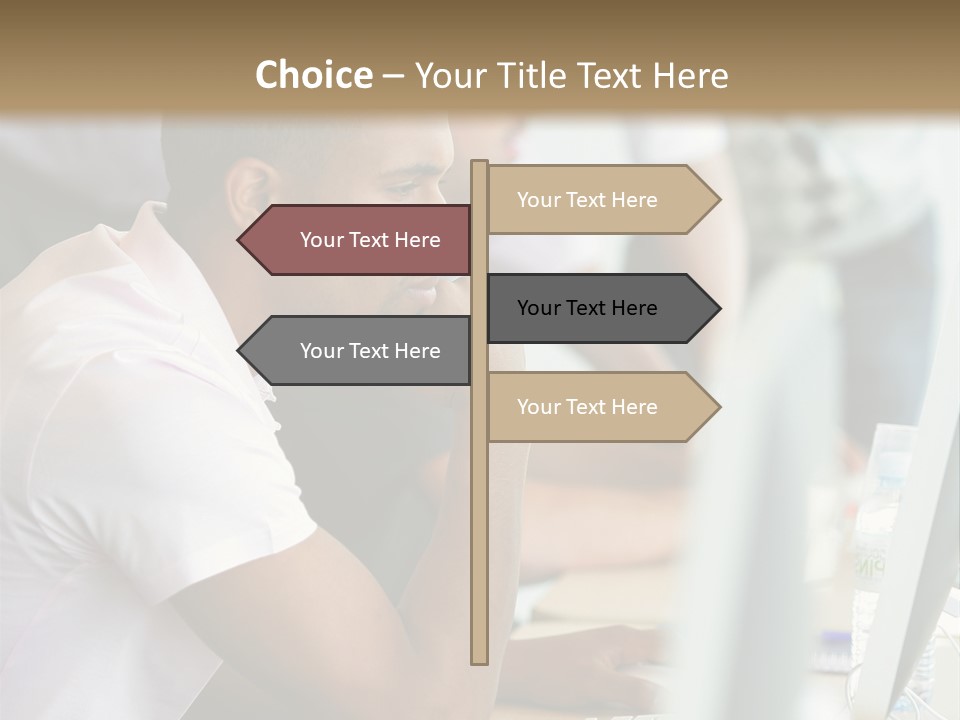 Student Class Lab PowerPoint Template