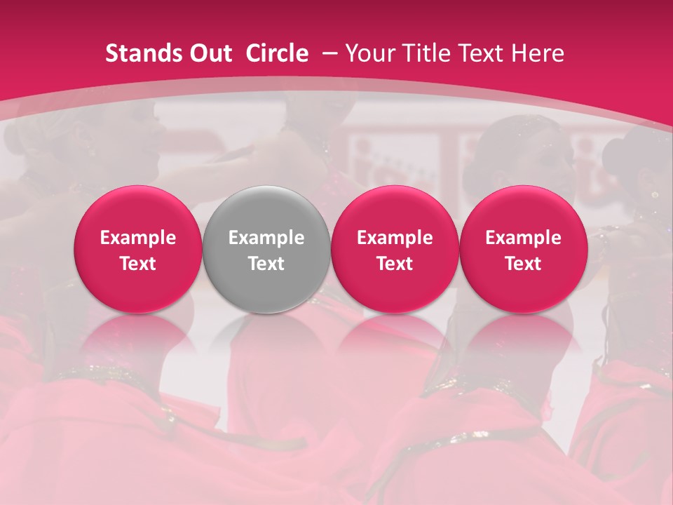 Athlete Teamwork Fire PowerPoint Template