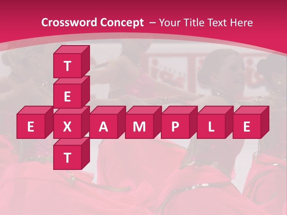 Athlete Teamwork Fire PowerPoint Template