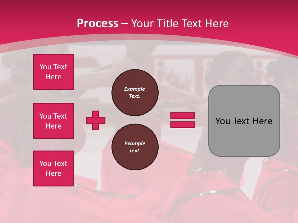 Athlete Teamwork Fire PowerPoint Template