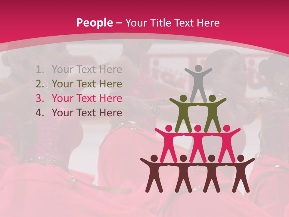 Athlete Teamwork Fire PowerPoint Template