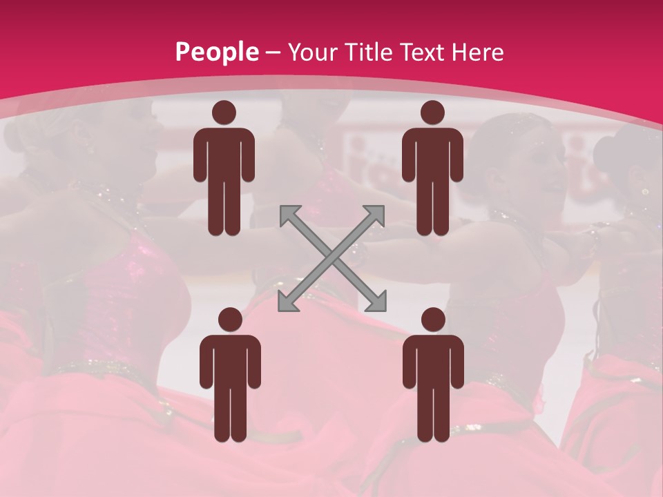 Athlete Teamwork Fire PowerPoint Template