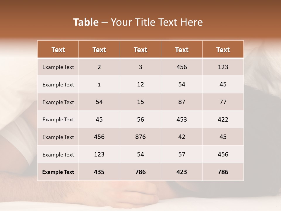 Bedroom Cuddle Couple PowerPoint Template