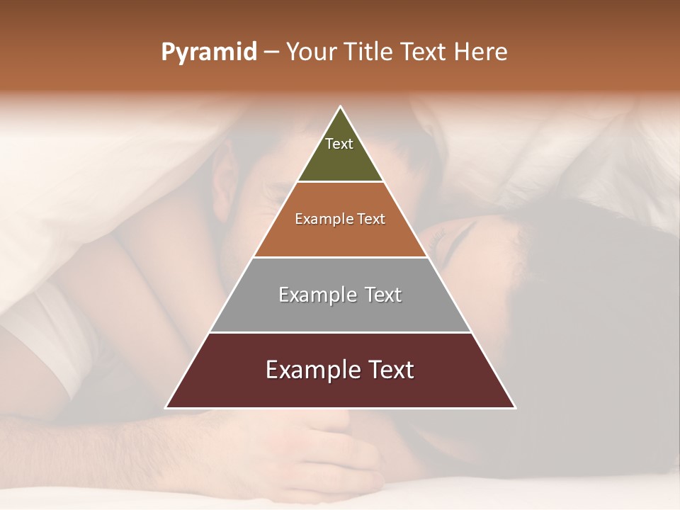 Bedroom Cuddle Couple PowerPoint Template