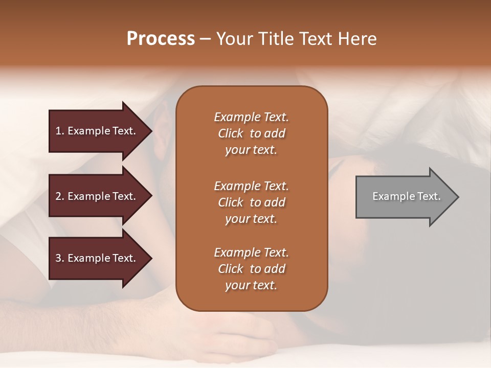Bedroom Cuddle Couple PowerPoint Template