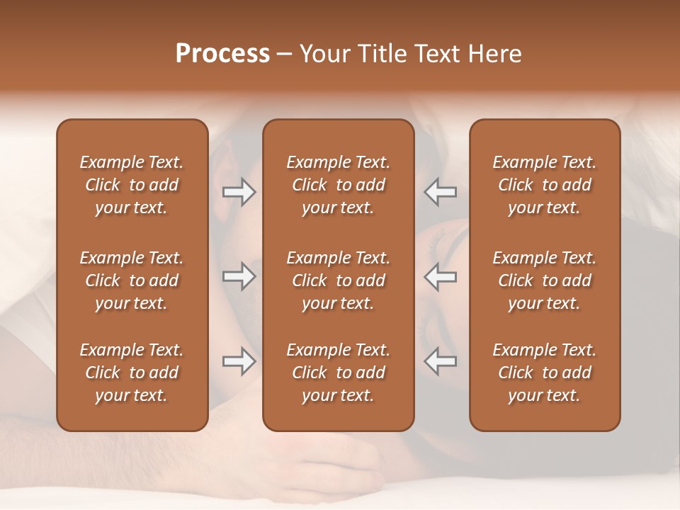 Bedroom Cuddle Couple PowerPoint Template