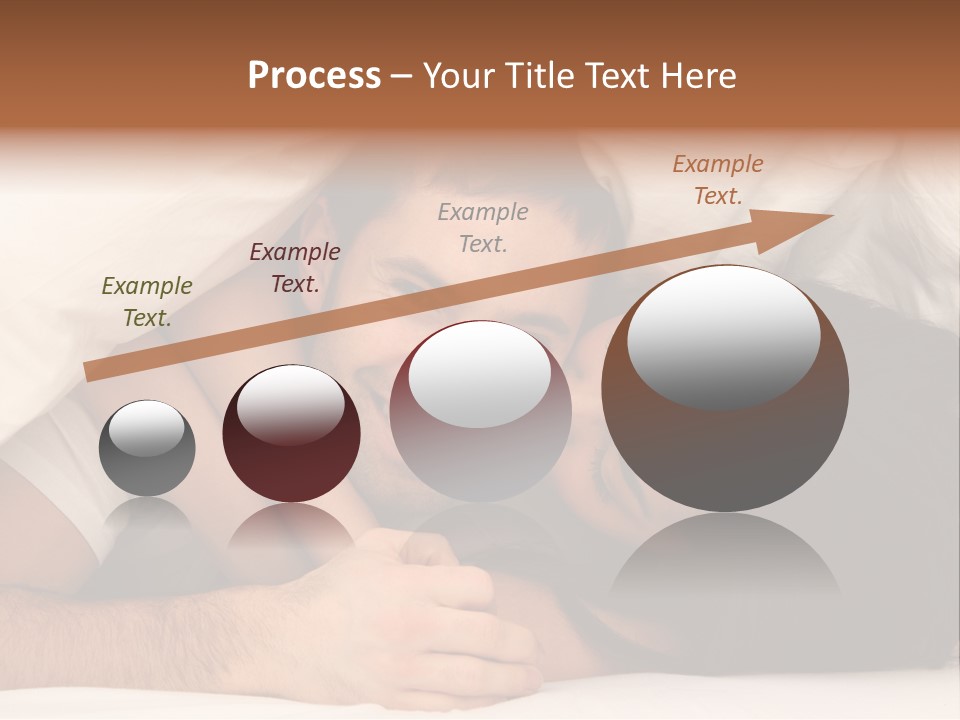 Bedroom Cuddle Couple PowerPoint Template