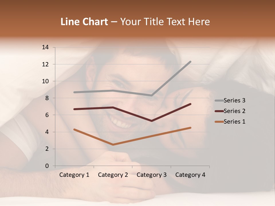 Bedroom Cuddle Couple PowerPoint Template