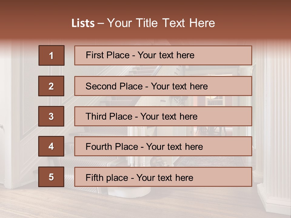 Luxury Decor Room PowerPoint Template