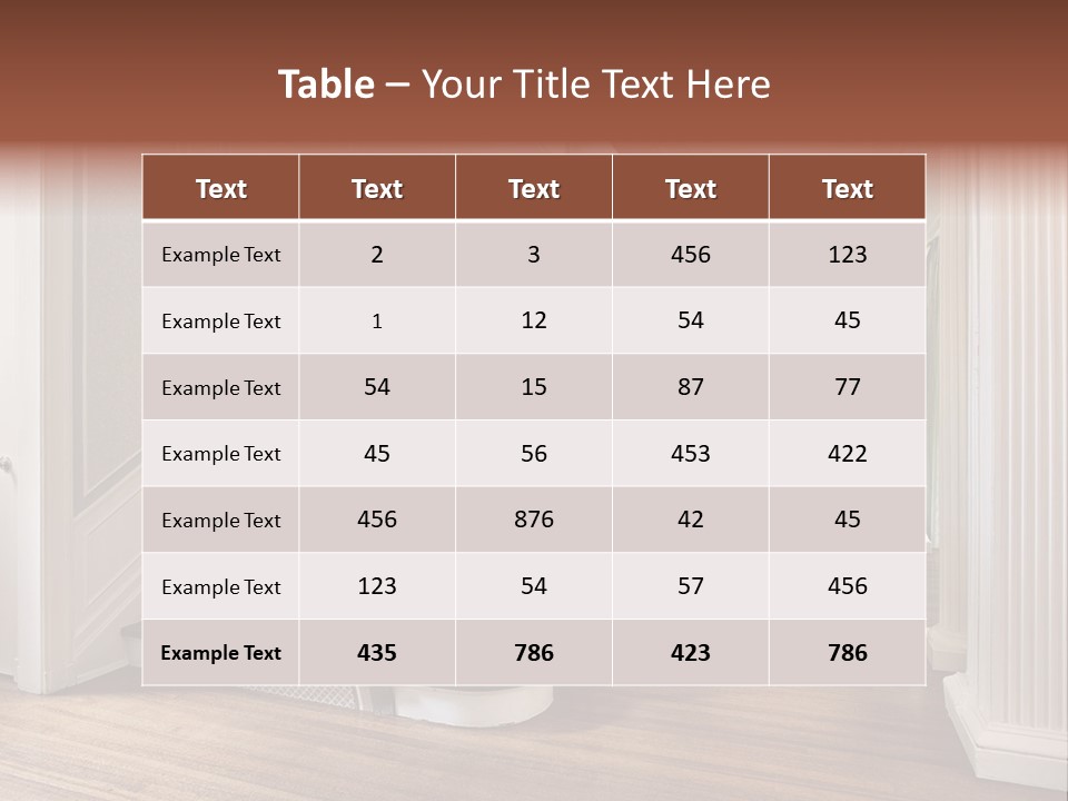 Luxury Decor Room PowerPoint Template