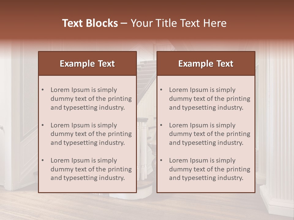Luxury Decor Room PowerPoint Template