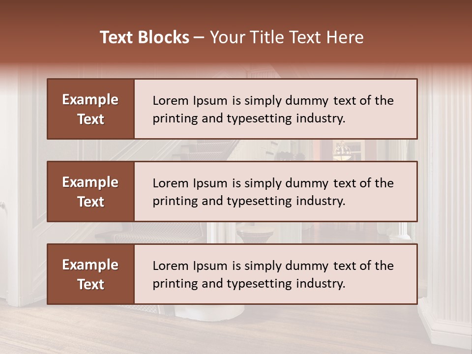 Luxury Decor Room PowerPoint Template