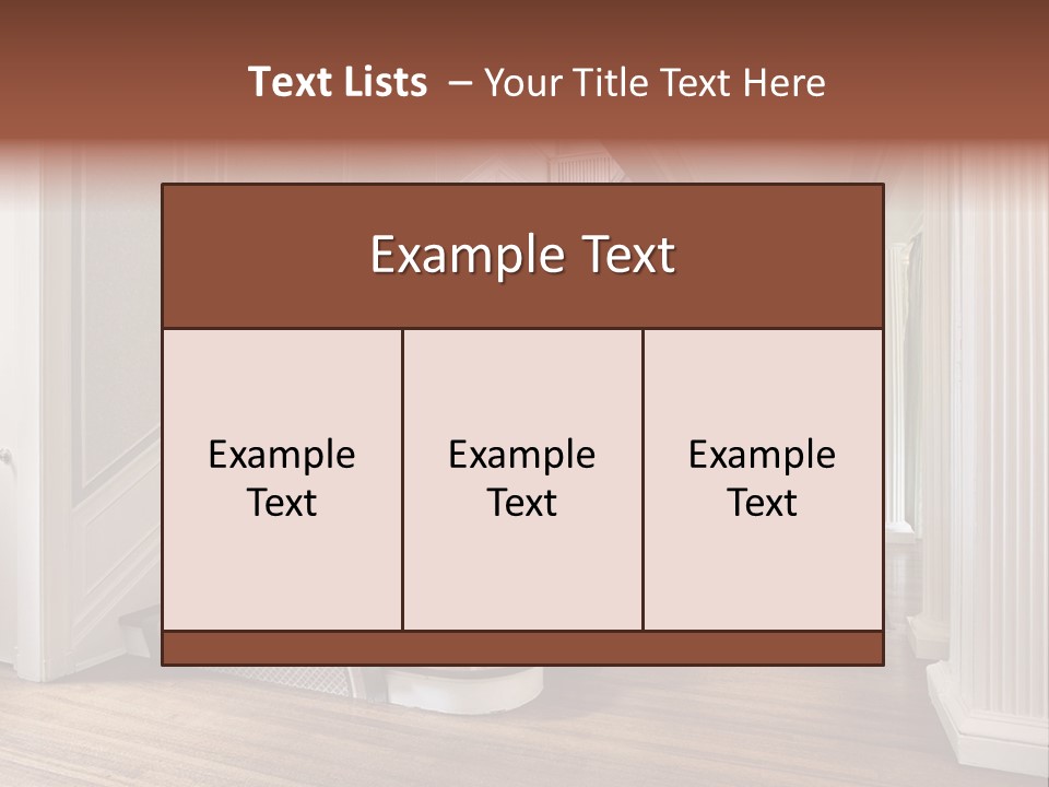 Luxury Decor Room PowerPoint Template