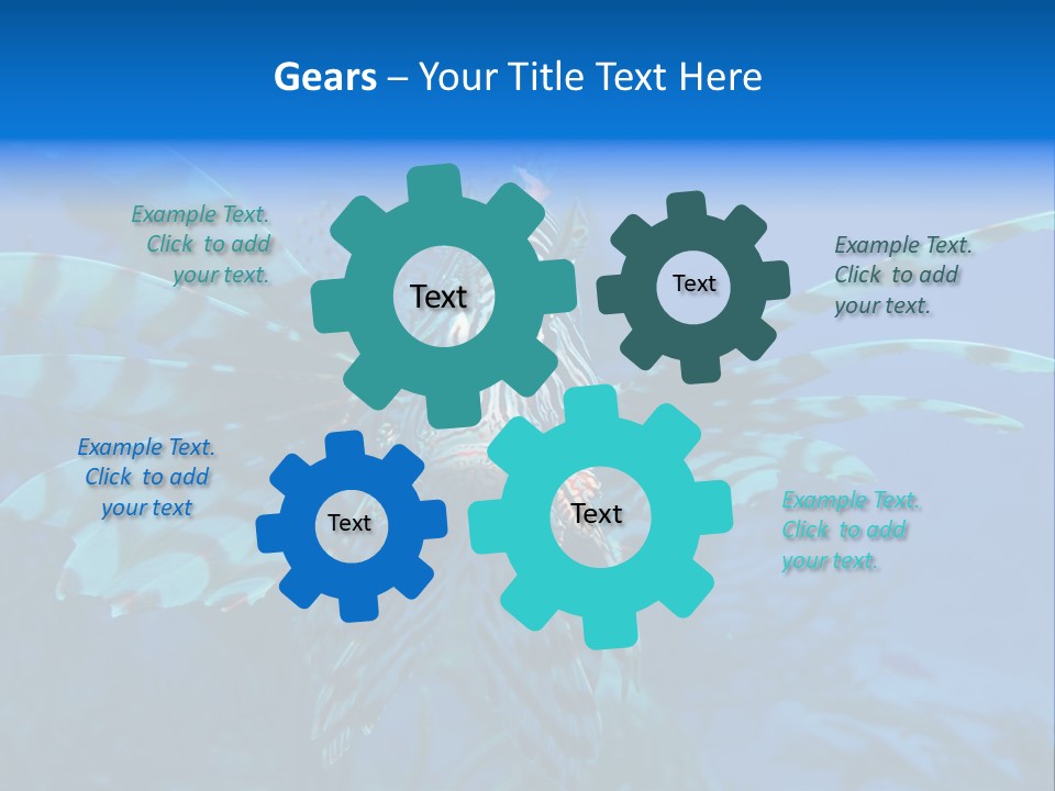 Lionfish Fish Freeport PowerPoint Template