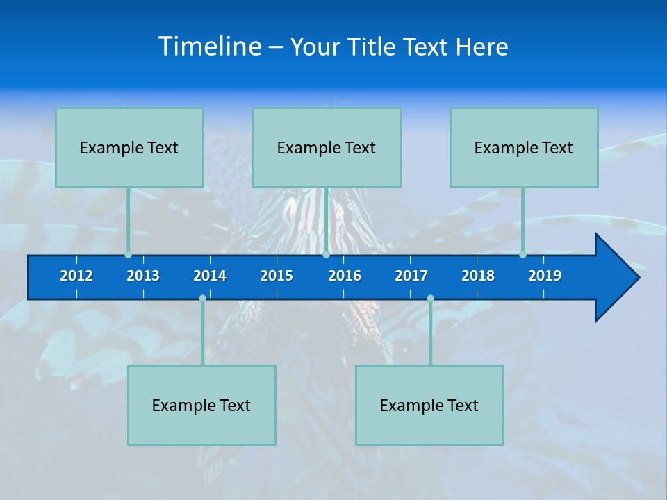 Lionfish Fish Freeport PowerPoint Template