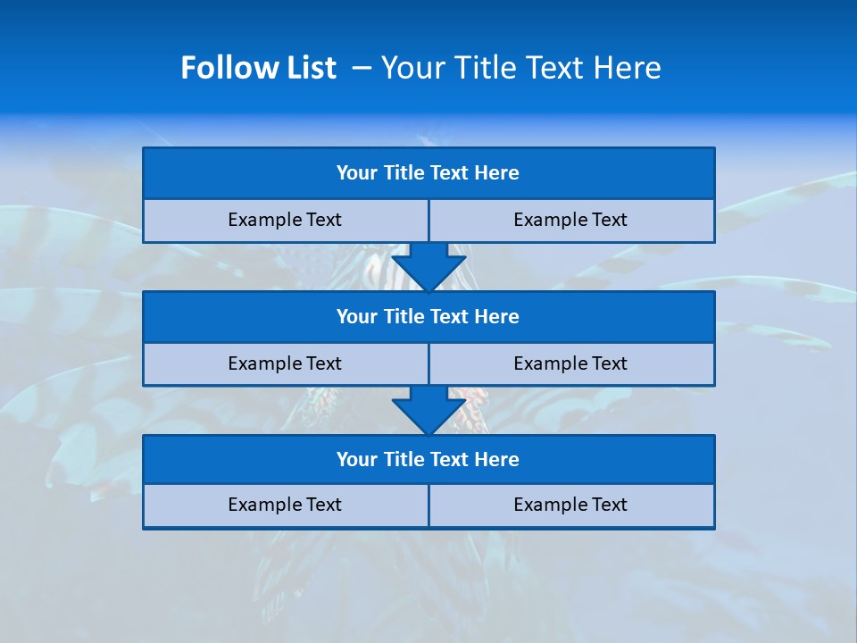 Lionfish Fish Freeport PowerPoint Template
