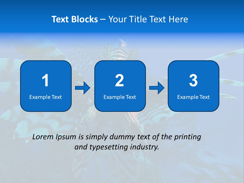 Lionfish Fish Freeport PowerPoint Template