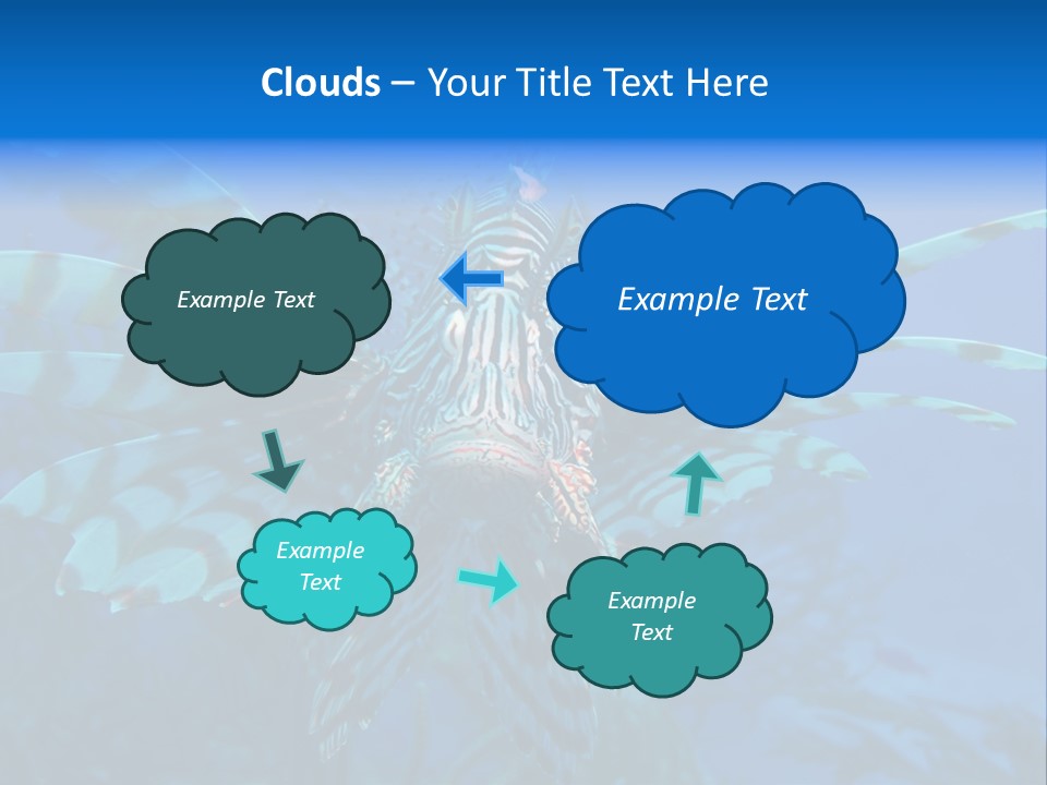 Lionfish Fish Freeport PowerPoint Template
