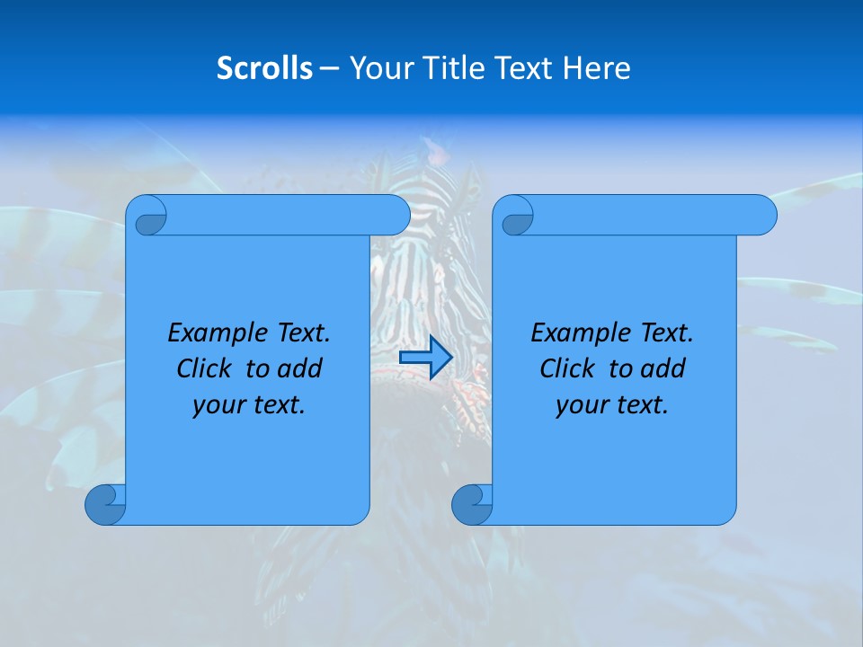 Lionfish Fish Freeport PowerPoint Template