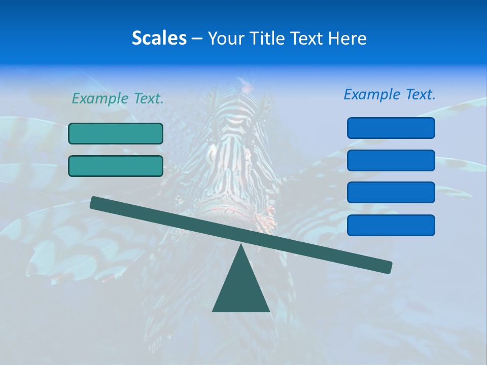 Lionfish Fish Freeport PowerPoint Template