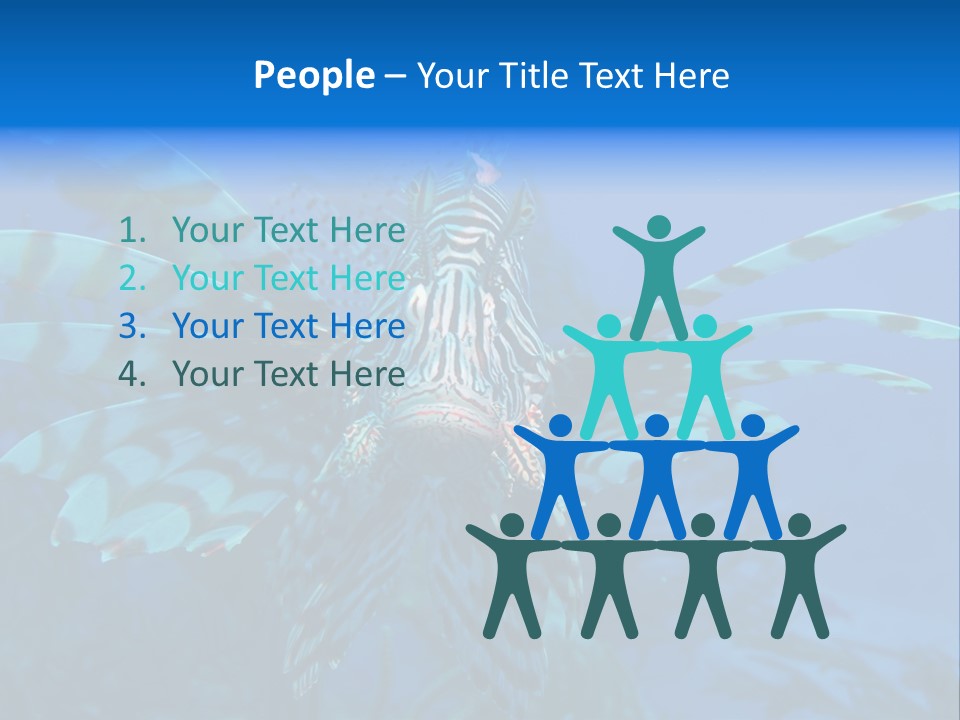 Lionfish Fish Freeport PowerPoint Template