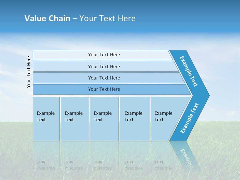 Daylight Cloud Field PowerPoint Template