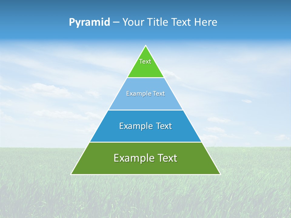 Daylight Cloud Field PowerPoint Template