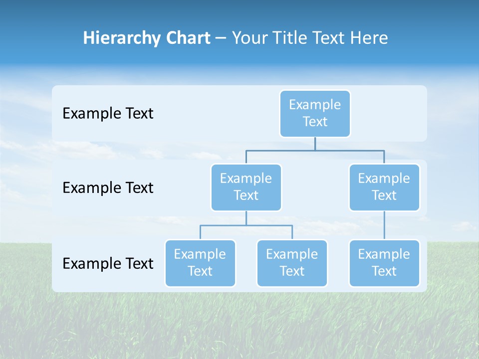 Daylight Cloud Field PowerPoint Template