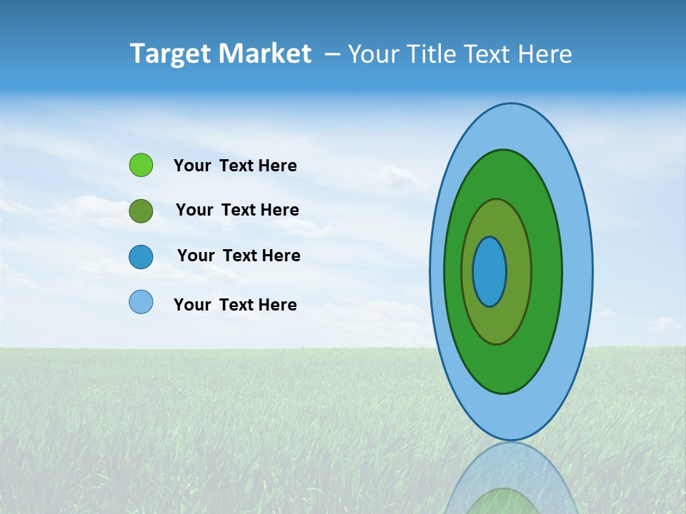 Daylight Cloud Field PowerPoint Template