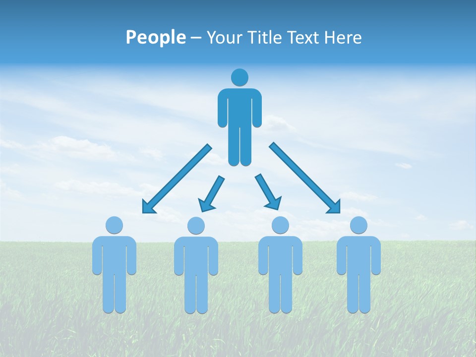 Daylight Cloud Field PowerPoint Template