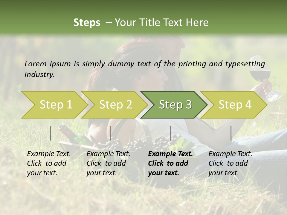 Season Glass Vineyard PowerPoint Template