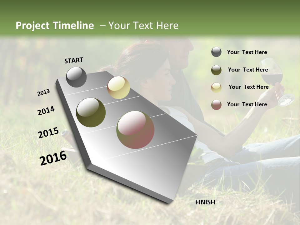 Season Glass Vineyard PowerPoint Template