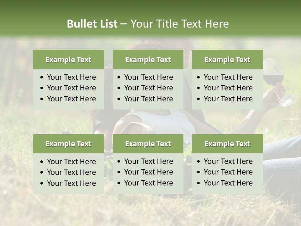 Season Glass Vineyard PowerPoint Template