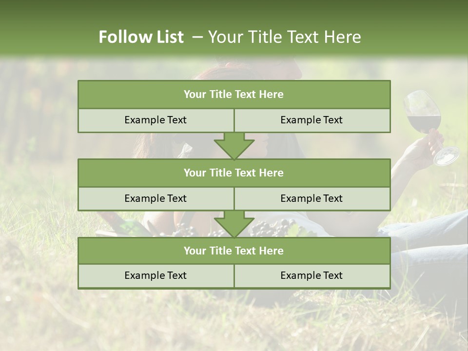 Season Glass Vineyard PowerPoint Template