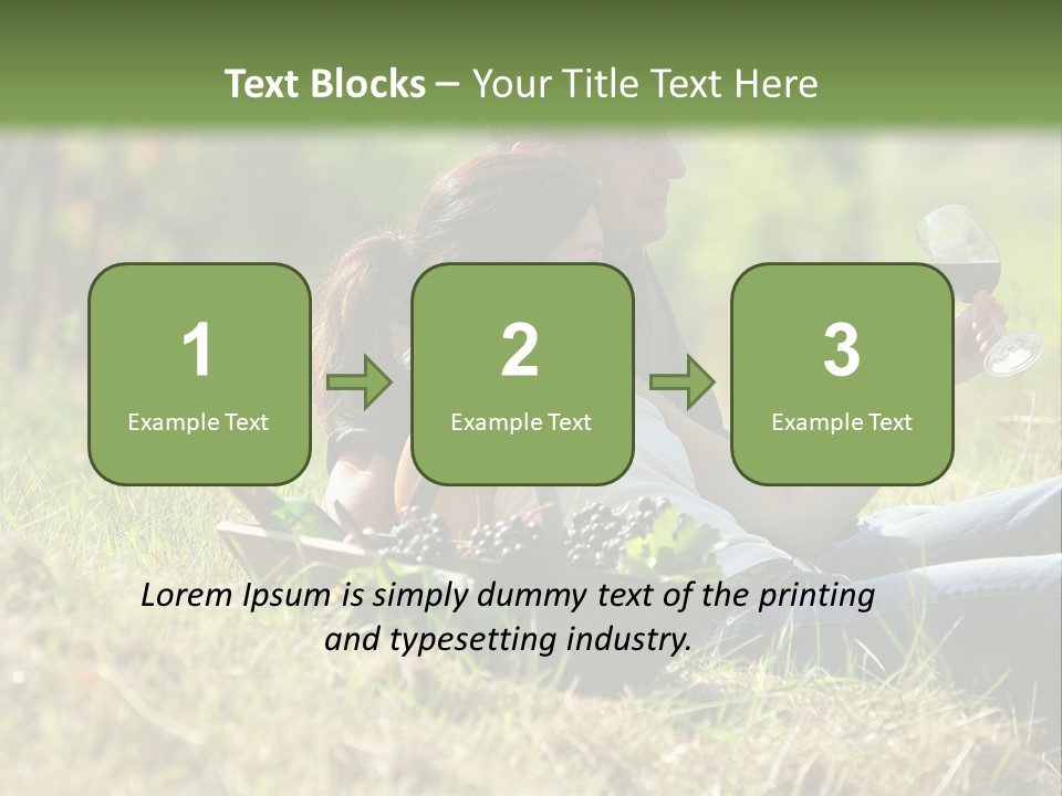 Season Glass Vineyard PowerPoint Template