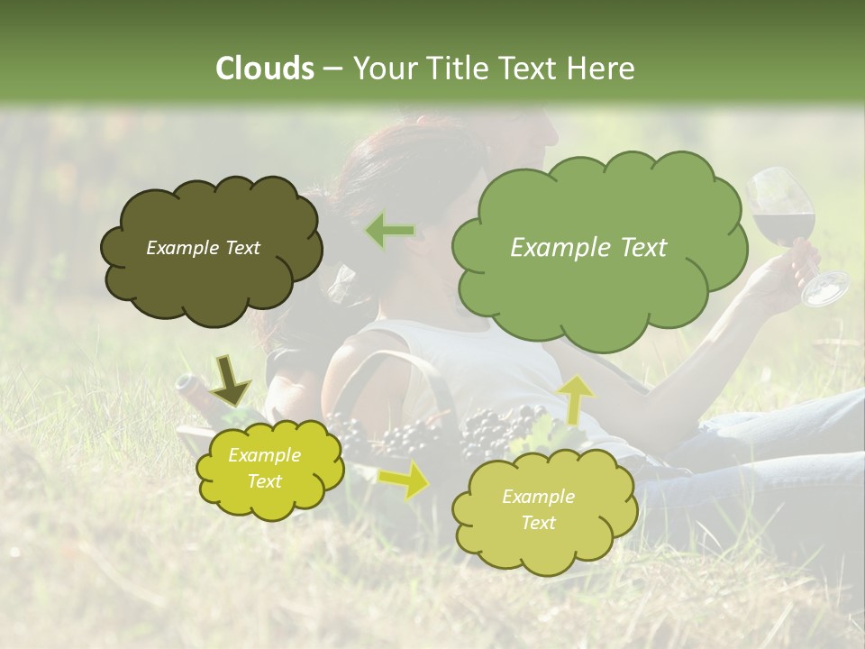 Season Glass Vineyard PowerPoint Template
