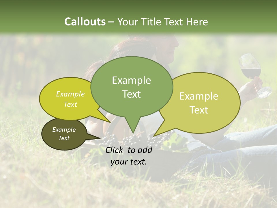 Season Glass Vineyard PowerPoint Template