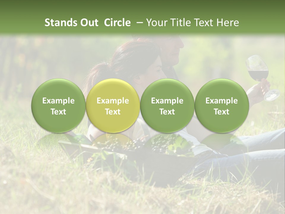 Season Glass Vineyard PowerPoint Template