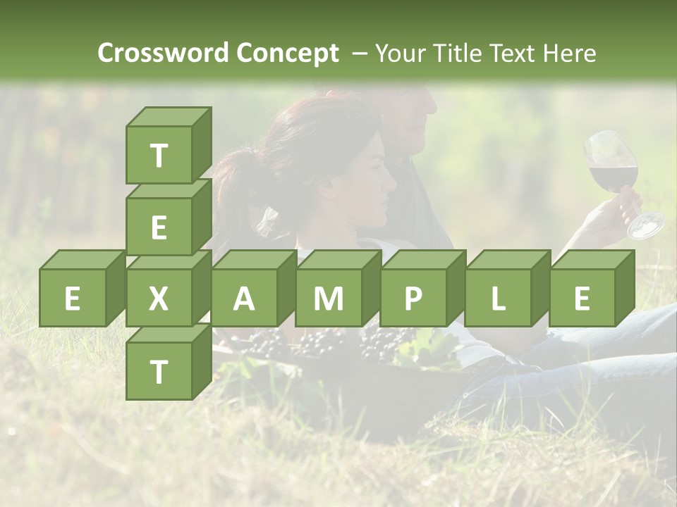 Season Glass Vineyard PowerPoint Template