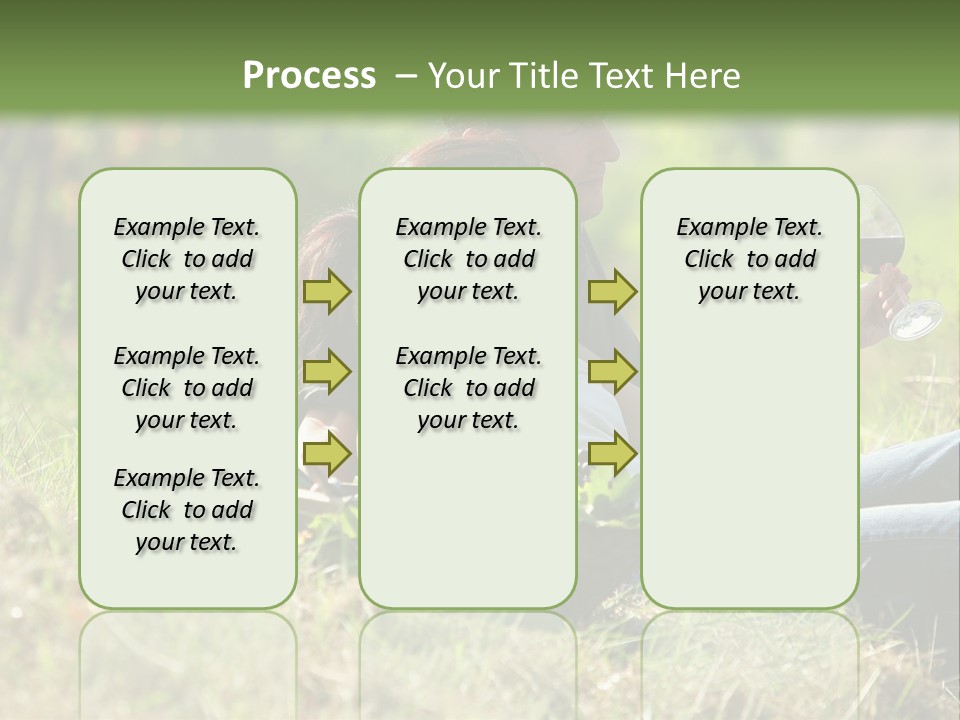 Season Glass Vineyard PowerPoint Template