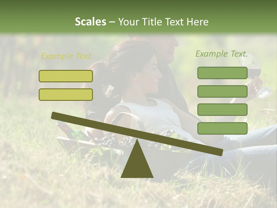Season Glass Vineyard PowerPoint Template