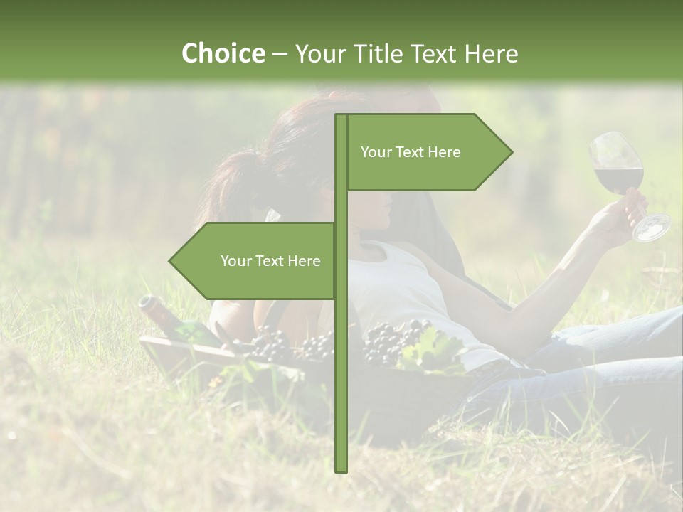 Season Glass Vineyard PowerPoint Template