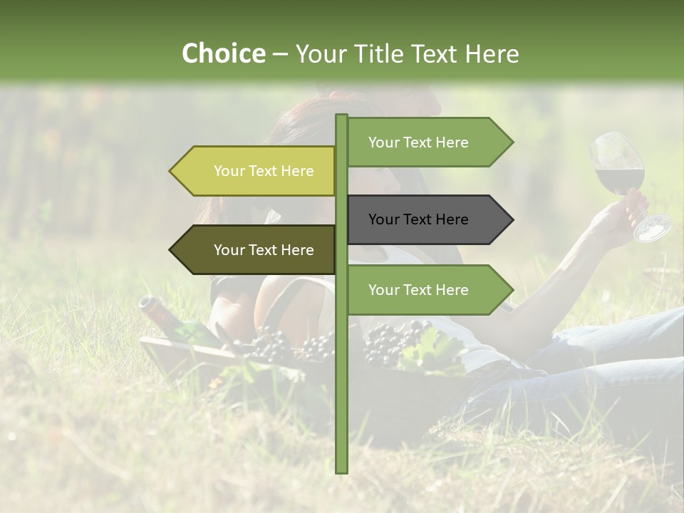 Season Glass Vineyard PowerPoint Template